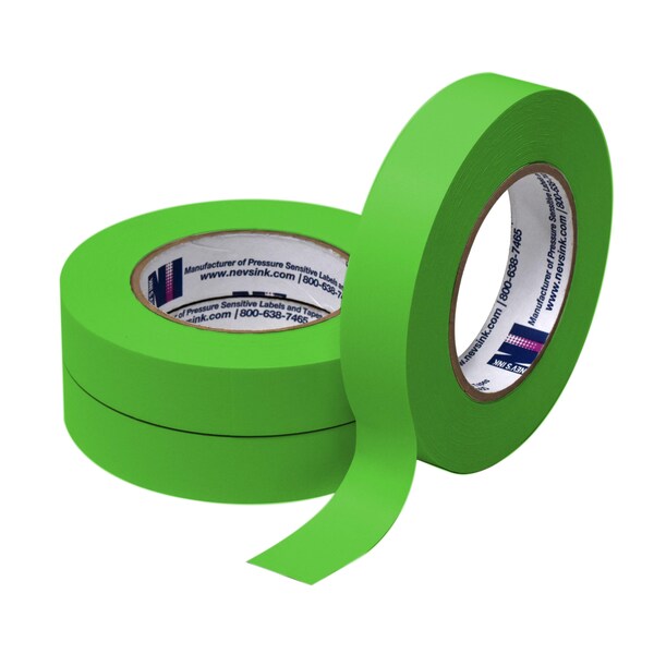 1" wide x 60yd Green Labeling Tape